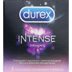 Prezerwatywy Durex Intense (3 sztuki w opakowaniu)